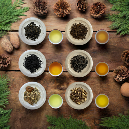 Holiday Gift Sampler Pack with Specialty Teaware